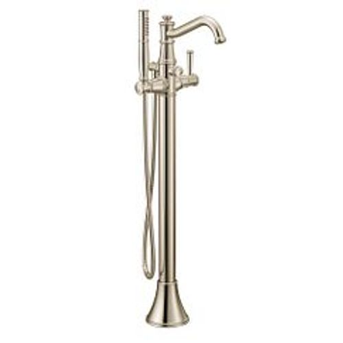 Main product image of Belfield Polished Nickel 1 Handle Tub Filler Includes Hand Shower, 9025NL
