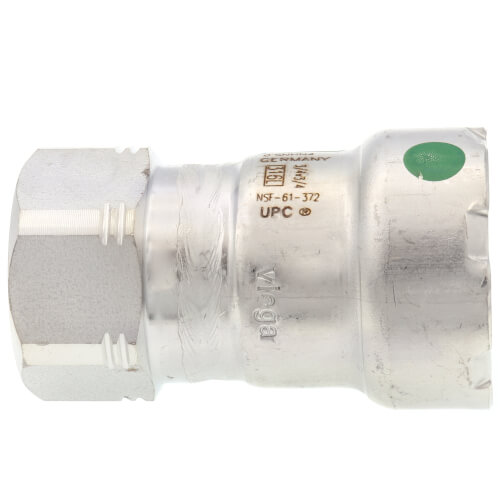 Main product image of 3/4" MegaPress 316 Stainless Steel Female Adapter (Press x Female)