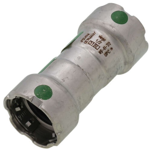 Main product image of 1/2" MegaPress 316 Stainless Steel Coupling with Stop