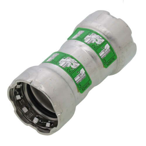 Main product image of 3/4" MegaPress 316 Stainless Steel Coupling with Stop