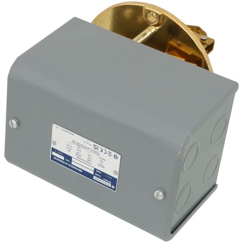 Main product image of Alternator Liquid Level Switch, 2.63" Hinge Post, 5-1/8" Tank Connection, Close on Rise (600V)