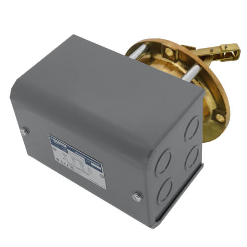 Main product image of Alternator Liquid Level Switch, 2.63" Hinge Post, 5-1/8" Tank Connection, Close on Rise (600V)