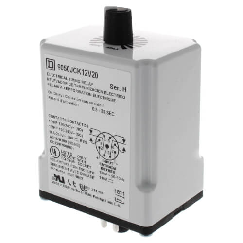 Main product image of DPDT Timer Relay, 10A (120V)