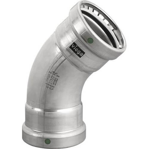 Main product image of 3" MegaPress XL 316 Stainless Steel 45-Degree Elbow