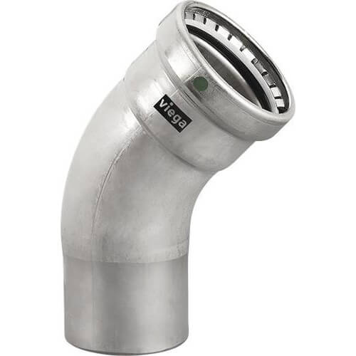 Main product image of 3" MegaPress XL 316 Stainless Steel 45-Degree Street Elbow