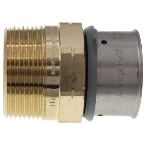 Main product image of 1-1/2" PEX Press x 1-1/2" Male Adapter w/ Attached Sleeve (Zero Lead Bronze)