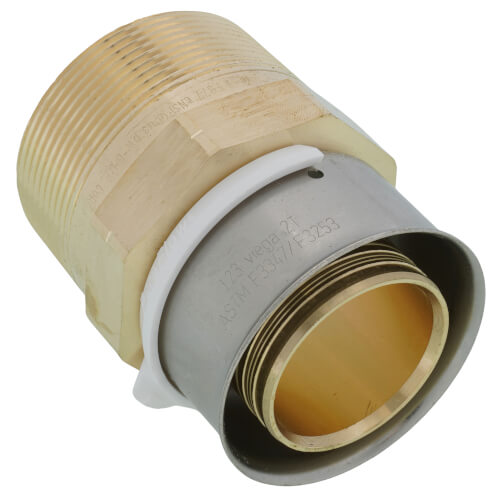Main product image of 2" PEX Press x 2" Male Adapter w/ Attached Sleeve (Lead Free)