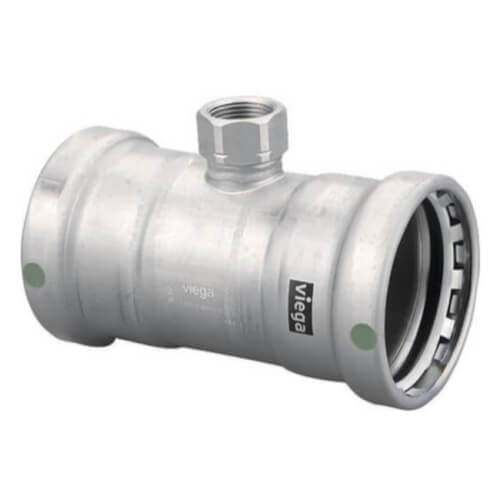 Main product image of 2-1/2" x 2-1/2" x 3/4" Press x Female MegaPress XL 316 Stainless Steel Tee (P x P x F)