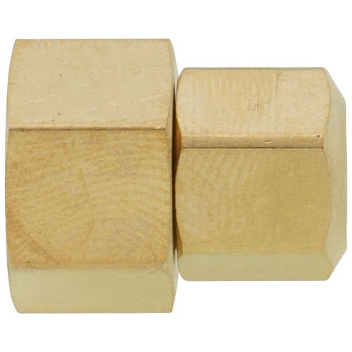 Main product image of 3/8" Female Comp x 1/4" OD Comp Brass Compression Connector, Lead Free
