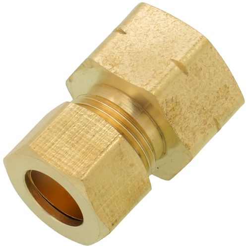 Main product image of 1/2" OD x 3/8" FIP Brass Compression Connector, Lead Free
