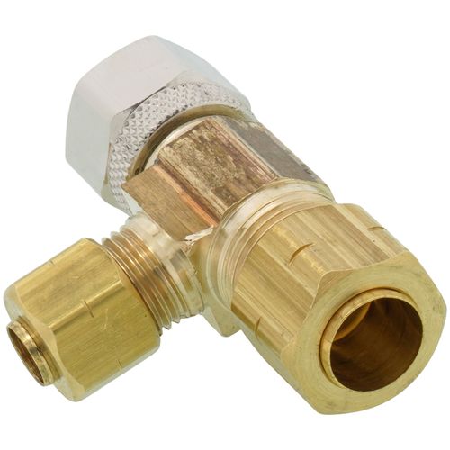 Main product image of 3/8" x 3/8" x 1/4" Lead-Free Brass Compression Adapt-A-Valve