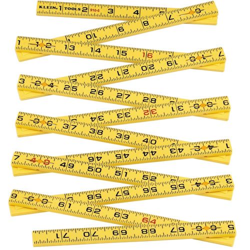 Main product image of 6' Fiberglass Folding Rule, Inside Reading