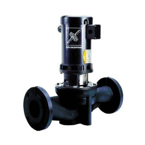Main product image of TP40-160/2 Direct Coupled In-Line Circulator, 3/4 HP, BUBE Seal, Cast Iron, 208-230/460V, GF 40/43 Flange Mount