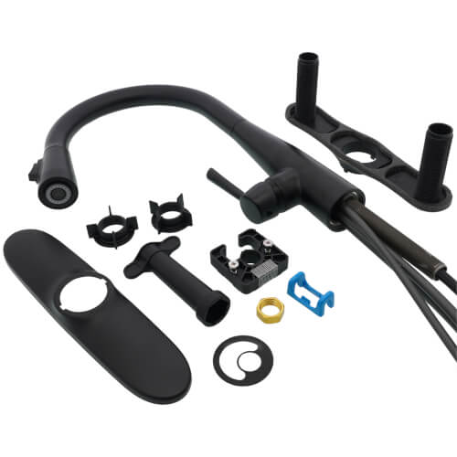 Main product image of Essa Single Handle Pull-Down Kitchen Faucet (Matte Black)