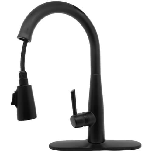 Main product image of Essa Single Handle Pull-Down Kitchen Faucet (Matte Black)