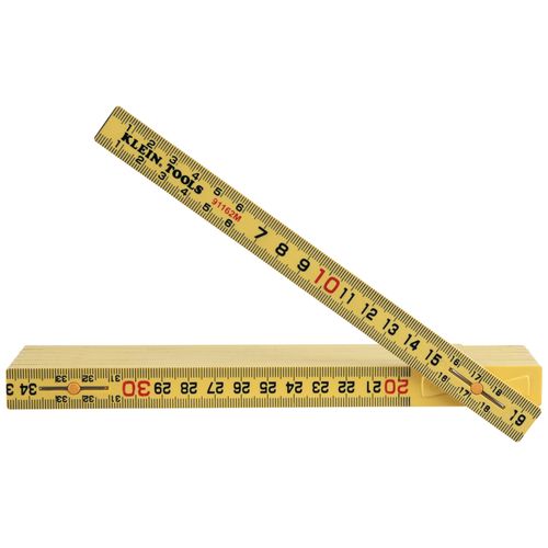 Main product image of 6.6' Fiberglass Folding Ruler, Outside Reading (Metric)