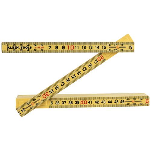 Main product image of 6.6' Fiberglass Folding Ruler, Outside Reading (Metric)