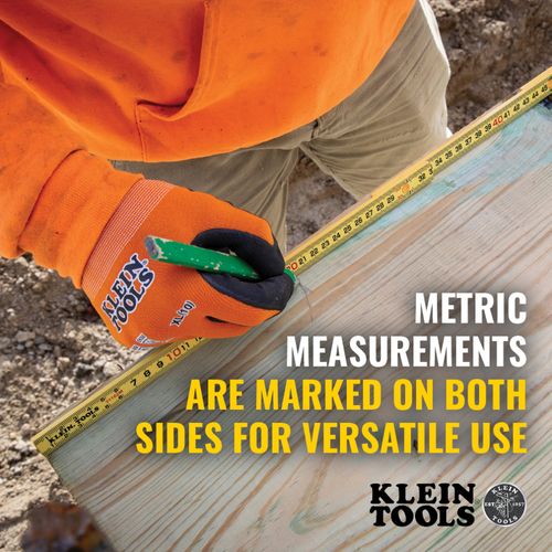 Main product image of 6.6' Fiberglass Folding Ruler, Outside Reading (Metric)