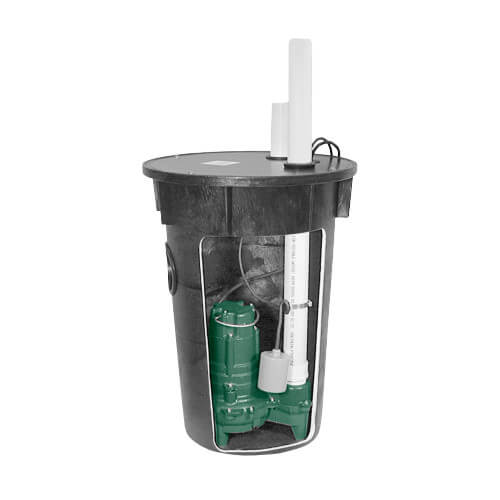 Main product image of Model 912(BN264) Preassembled Simplex Sewage Package System, 2" Vent (115V, 2/5 HP)