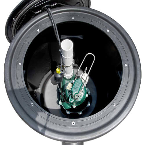 Main product image of Preassembled Sewage Package System, Automatic 264 - Premium Poly Structural Basin w/ AFD & Alarm