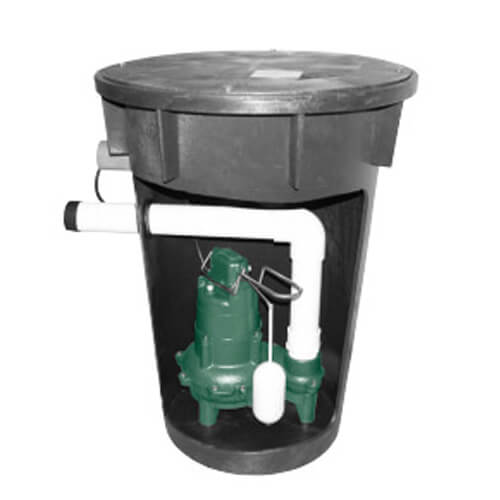 9121093 Zoeller 9121093 Preassembled Simplex Sewage Package w