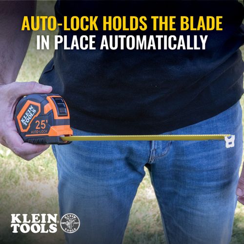 Main product image of 25 ft. Auto-Lock Single Hook Tape Measure