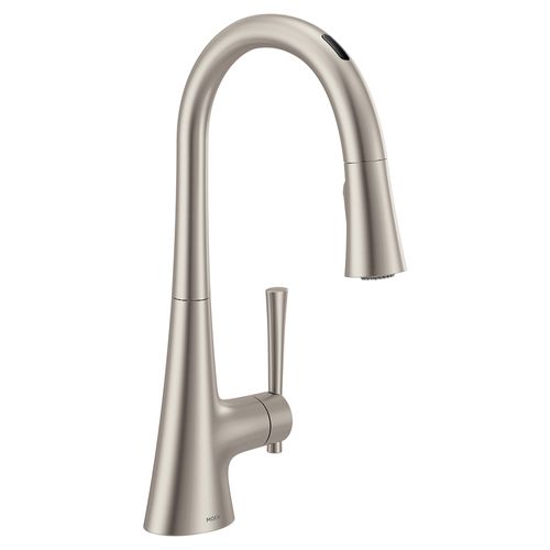 Main product image of Kurv Spot Resist Stainless 1 Handle Pulldown Kitchen Faucet, Voice Control, 9126EVSRS
