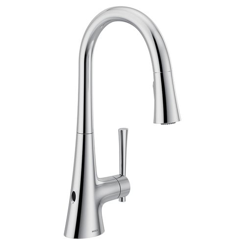 Main product image of Kurv 1 Handle Pulldown Kitchen Faucet, 1.5 GPM, 9126EWC (Chrome)