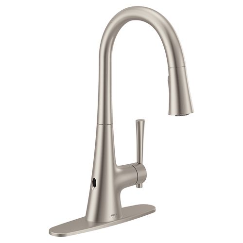 Main product image of Kurv 1 Handle Pulldown Kitchen Faucet, 1.5 GPM, 9126EWSRS (Spot Resist Stainless)