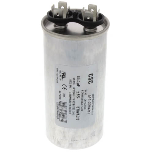 Main product image of 35 MFD 370v Round Run Capacitor