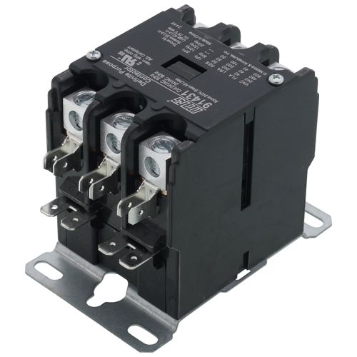 Main product image of 3 Pole Definite Purpose Contactor w/ Box Lug Termination (40A, 24V)
