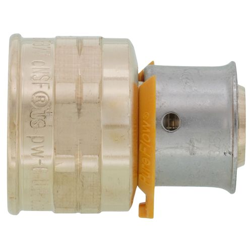 Main product image of 1/2" PEX Press x 1/2" Female Adapter w/ Attached Sleeve (Zero Lead Bronze)