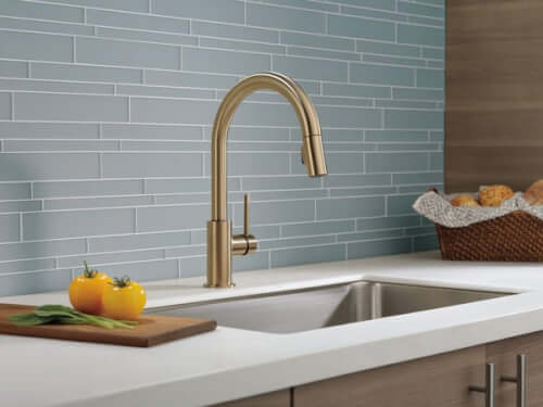 Main product image of Trinsic Single Handle Pull-Down Kitchen Faucet (Champagne Bronze), 9159-CZ-DST