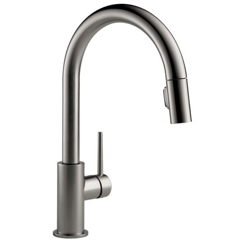 Main product image of Trinsic Single Handle Pull-Down Faucet, w/ Limited Swivel, 1.8 GPM (Black Stainless), 9159-KSLS-DST