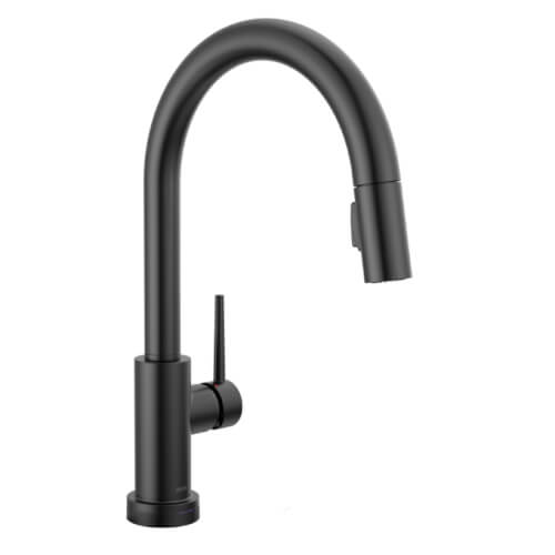 Main product image of Trinsic Single Handle Pull-Down Kitchen Faucet w/ Touch2O Technology (Matte Black), 9159T-BL-DST