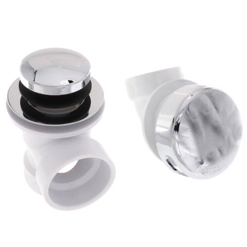 Main product image of Innovator 917 Schedule 40 Foot Actuated Drain Tee Half Kit (Chrome Plated)