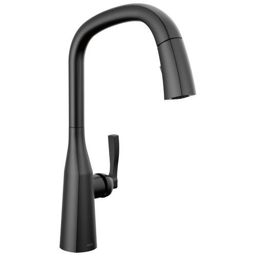 Main product image of Stryke Single Handle Pull Down Kitchen Faucet (Matte Black), 9176-BL-DST