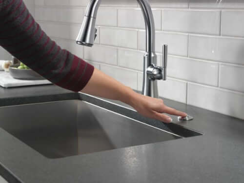 Main product image of Coranto Single Handle Pull Down Kitchen Faucet (Arctic Stainless), 9179-AR-DST