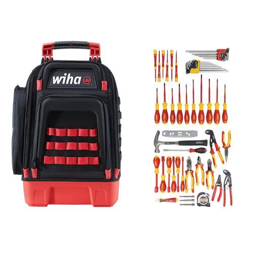 Main product image of 59-Piece Master ELectrician's Insulated Tool Kit w/ Heavy Duty Backpack