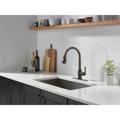 Main product image of Broderick Single Handle Pull-Down Kitchen Faucet, 1.8 GPM (Venetian Bronze), 9190-RB-DST