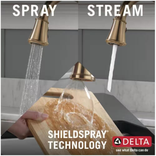 Main product image of Cassidy Single Handle Pulldown Kitchen Faucet (Lumicoat Champagne Bronze), 9197-CZ-PR-DST