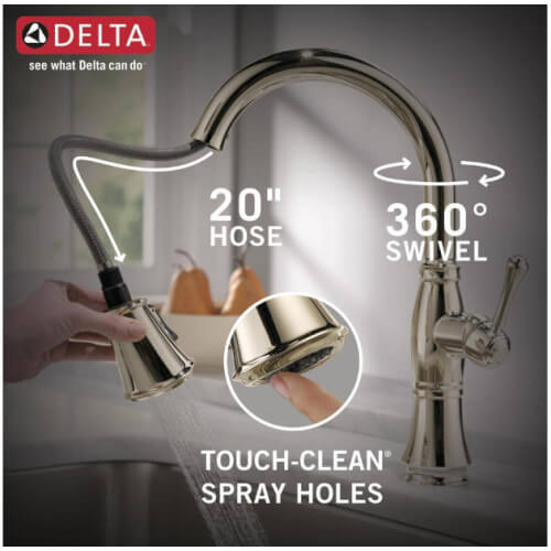 9197-PN-PR-DST - Delta 9197-PN-PR-DST - Cassidy Single Handle Pulldown ...