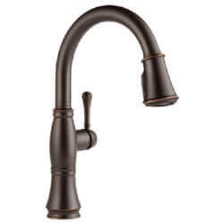 Main product image of Cassidy Single Handle Pull-Down Kitchen Faucet with ShieldSpray Technology (Venetian Bronze, DST), 9197-RB-DST
