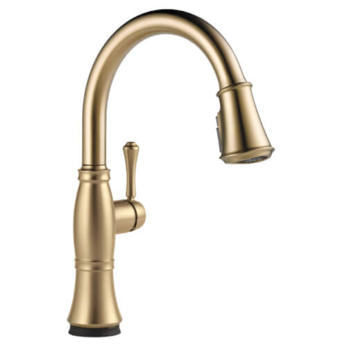 Main product image of Cassidy Single Handle Pull-Down Kitchen Faucet w/ Touch2O and ShieldSpray (Lumicoat Champagne Bronze), 9197T-CZ-PR-DST