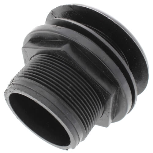 92015SS Red Flag Products 92015SS 11/2" PVC Bulkhead Fitting