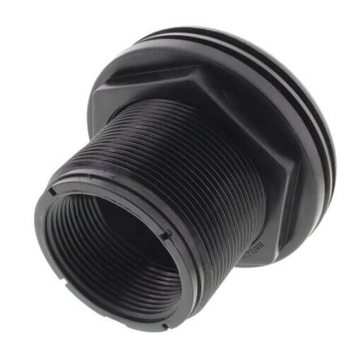 92015TT Red Flag Products 92015TT 11/2" PVC Bulkhead Fitting