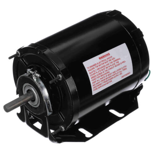 Main product image of 1/3 HP 115v Fan and Blower HVAC/R Motor, 1 PH, 1800 RPM, 48Z Frame, ODP