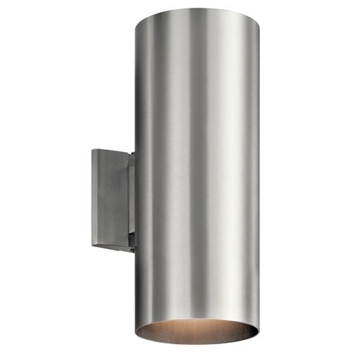 Main product image of Cylinder 15" 2 Light Wall Light (Brushed Aluminum)