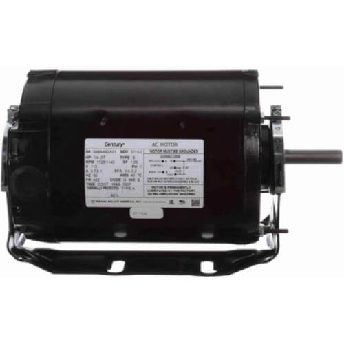 927L - Century 927L - 1/4-.07 HP 115v Fan and Blower HVAC/R Motor, 1 PH ...