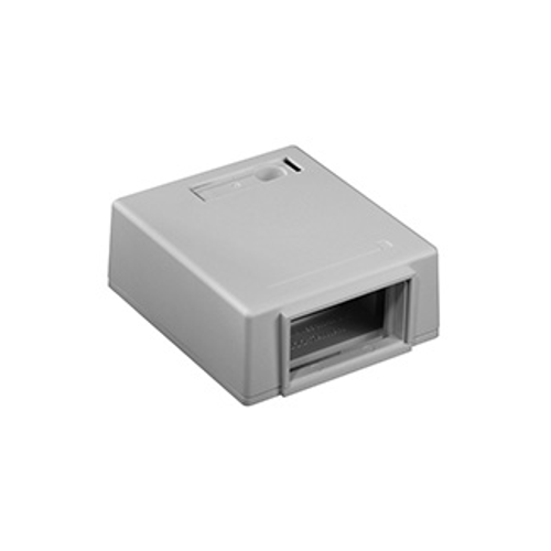 Main product image of Mos Surface-mount Housing w/ Id Window, Plenum Rated, 1 Unit High (Gray)